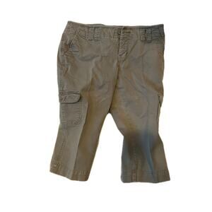 No Boundaries NOBO Khaki Womans Capris Jr 11